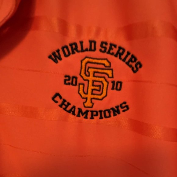 Men's SF Giants Golf Shirt - Orange Size XL - Picture 6 of 10
